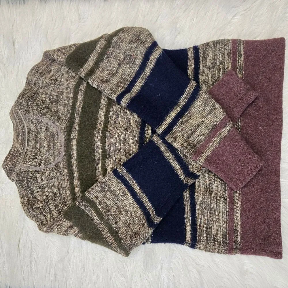 RALPH LAUREN CHAPS Vintage 90s Henley Lambswool | Wool Knit Sweater XL